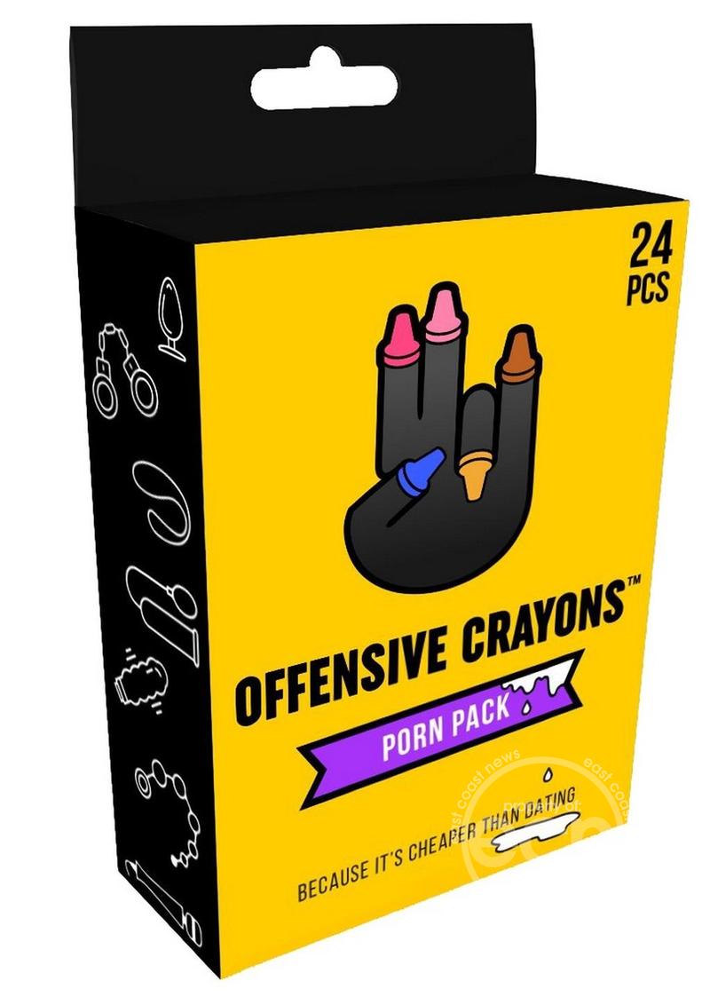 The Gay Porn Coloring Book plus Crayons