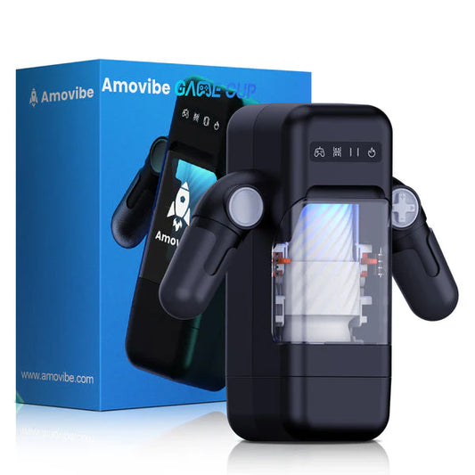 Amovibe Thrusting! Vibrating! Gaming style Masturbator