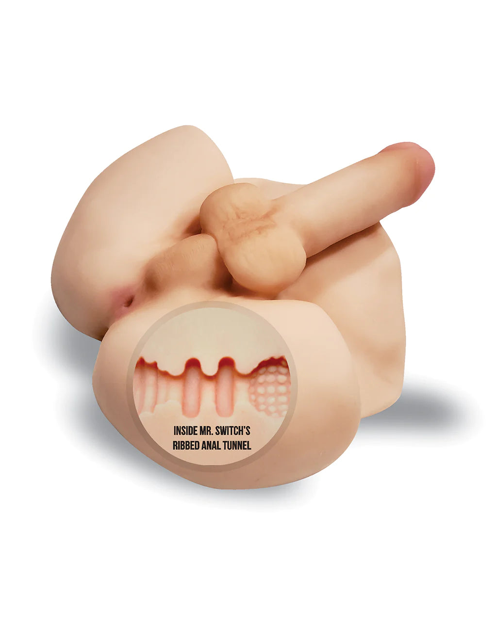 Mr. Switch Missionary Position Realistic Cock and Ass Masturbator