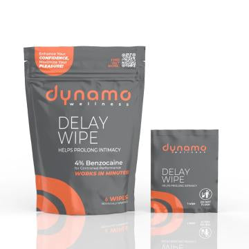Dynamo Wellness Delay Wipe 4%-6 Pack