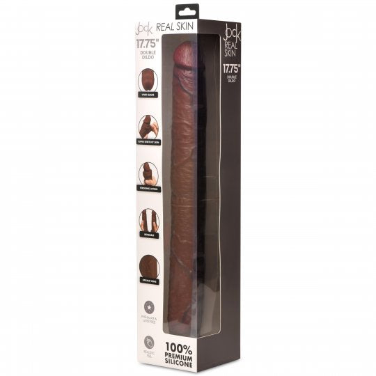 Jock Real Skin Double Dildo (Choose Color)