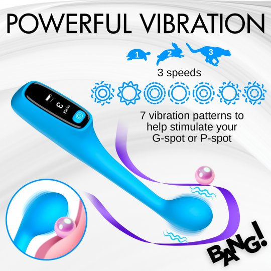 Bang Silicone P-spot Vibrator with Digital Display