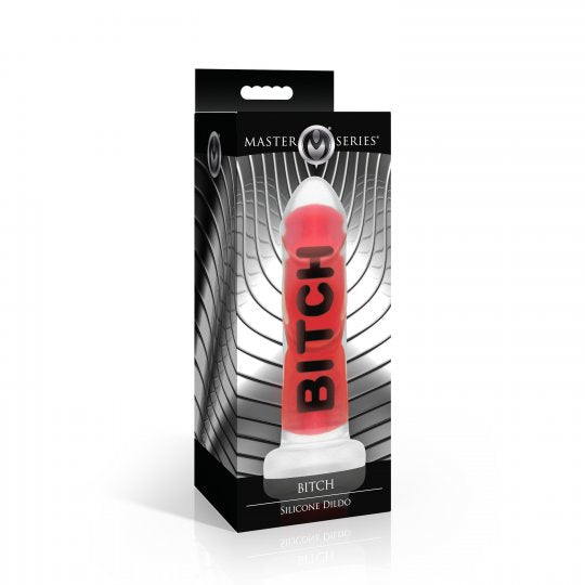 The Explicit Text Silicone Dildo (Choose wording)
