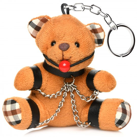 Master Series Gagged Teddy Bear Key Chain