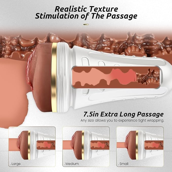 Kingdemer Realistic Masturbator (Choose Color)