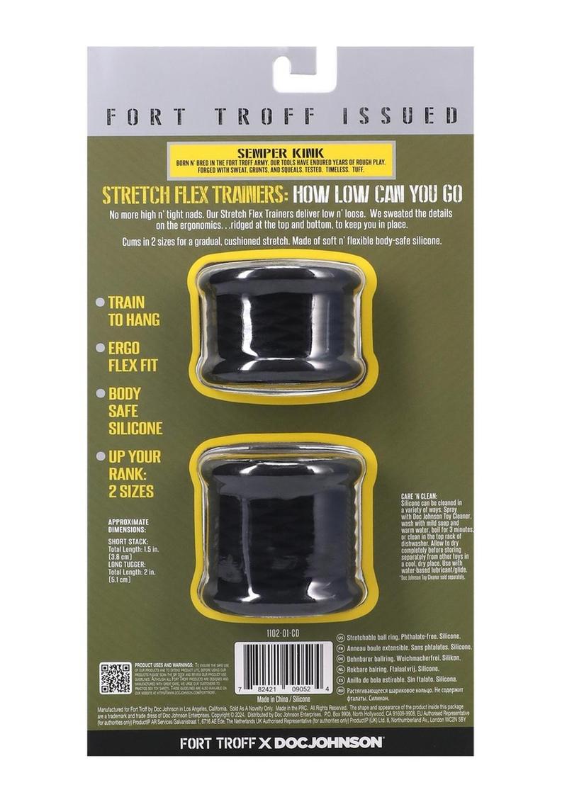 Fort Troff Stretch Flex Silicone Ball Stretcher Trainers- Black