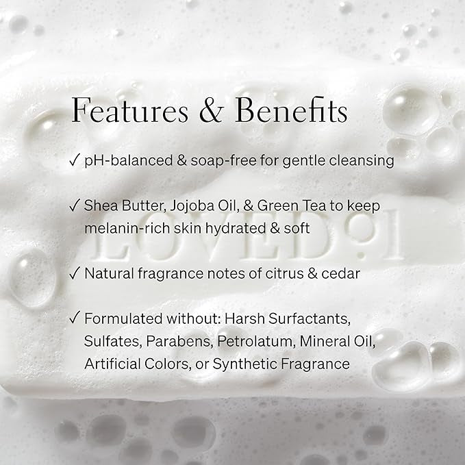 John Legend Loved01 Face and Body Cleansing Bar (2) 4oz Bars