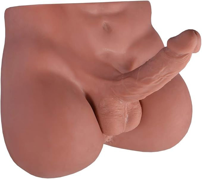 10.8 lb Ferch Masturbator Butt with Flexible Dildo- Vanilla