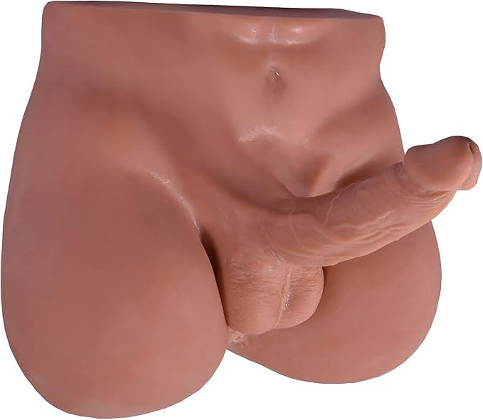 10.8 lb Ferch Masturbator Butt with Flexible Dildo- Vanilla