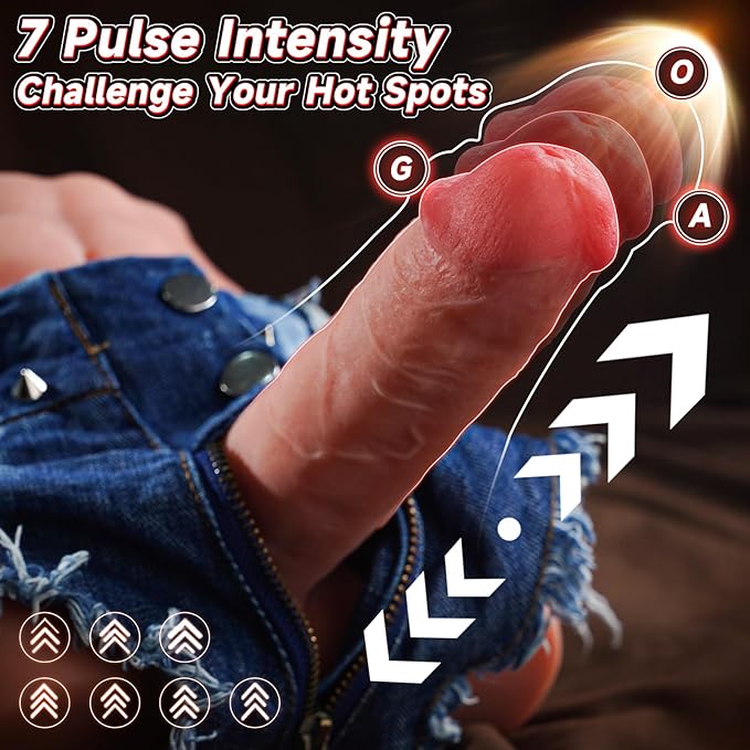 Einseo Vibrating and Thrusting Dildo Masturbator