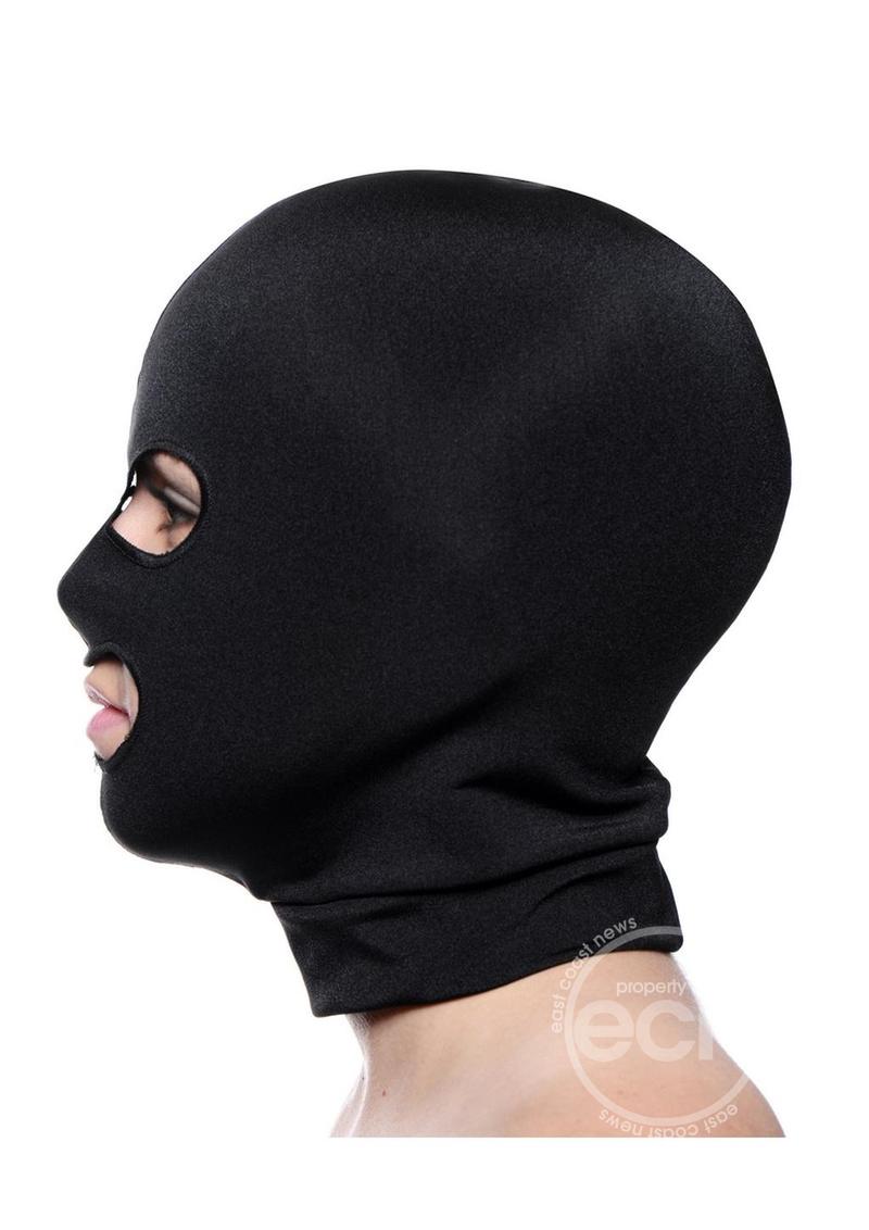 Master Series Spandex Hood with Eye and Mouth Holes- Black