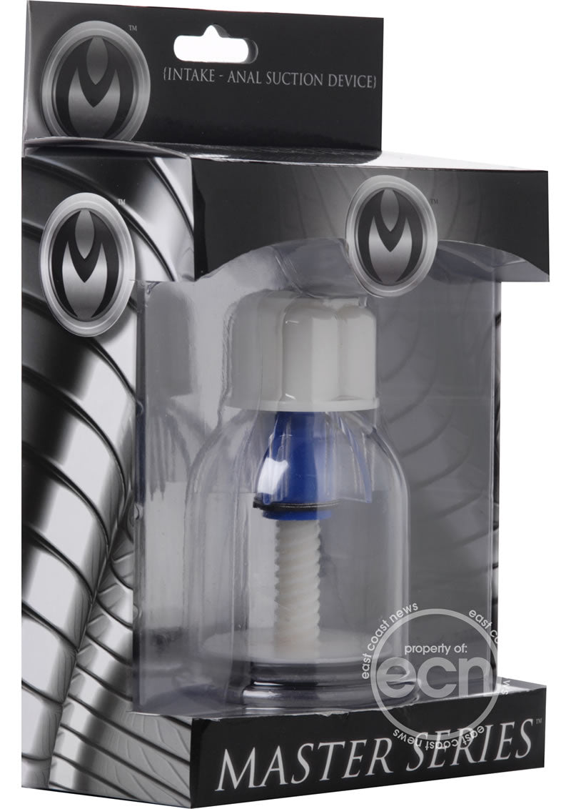 Master Series Intake Anal Suciton Device- Clear