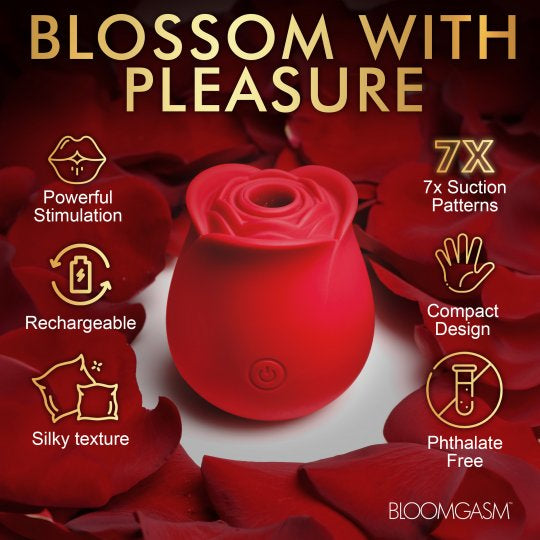 Bloomgasm The Perfect Rose Clitoral Stimulator (Choose Color)