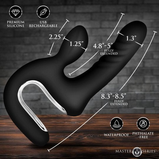 Master Series Thrust Pounder Thrusting Silicone Vibrator (Coming Soon)