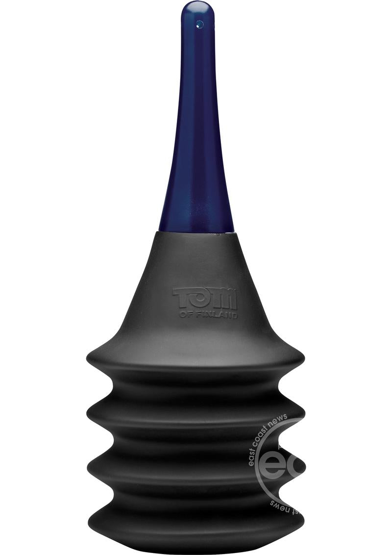 Tom of Finland Hot Water Large Accordion Enema Bulb- Blue