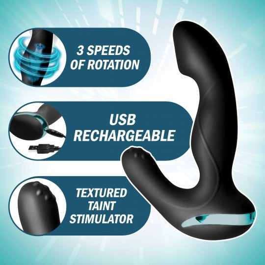 Mega Maverick 10X Rotating Vibrating Prostate Vibrating Prostate Stimulator