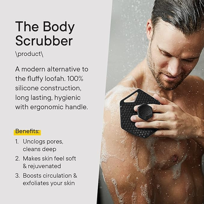 Tooletries Body Scrubber (Choose Color)