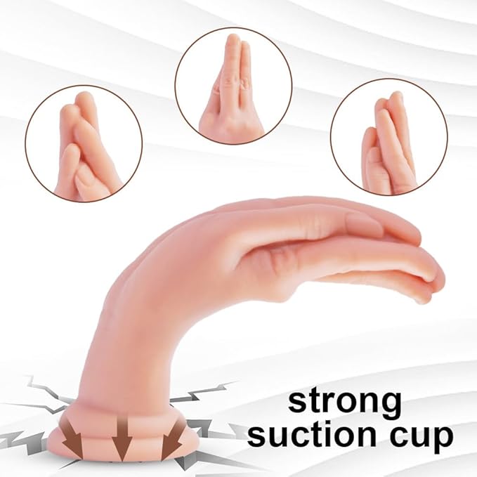 Umania 9.6” Realistic Silicone Hand Dildo