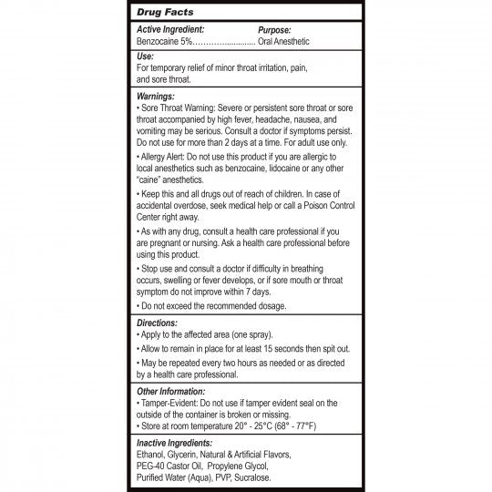 Master Series Suck It Throat Desensitizing Oral Sex Spray- 2oz