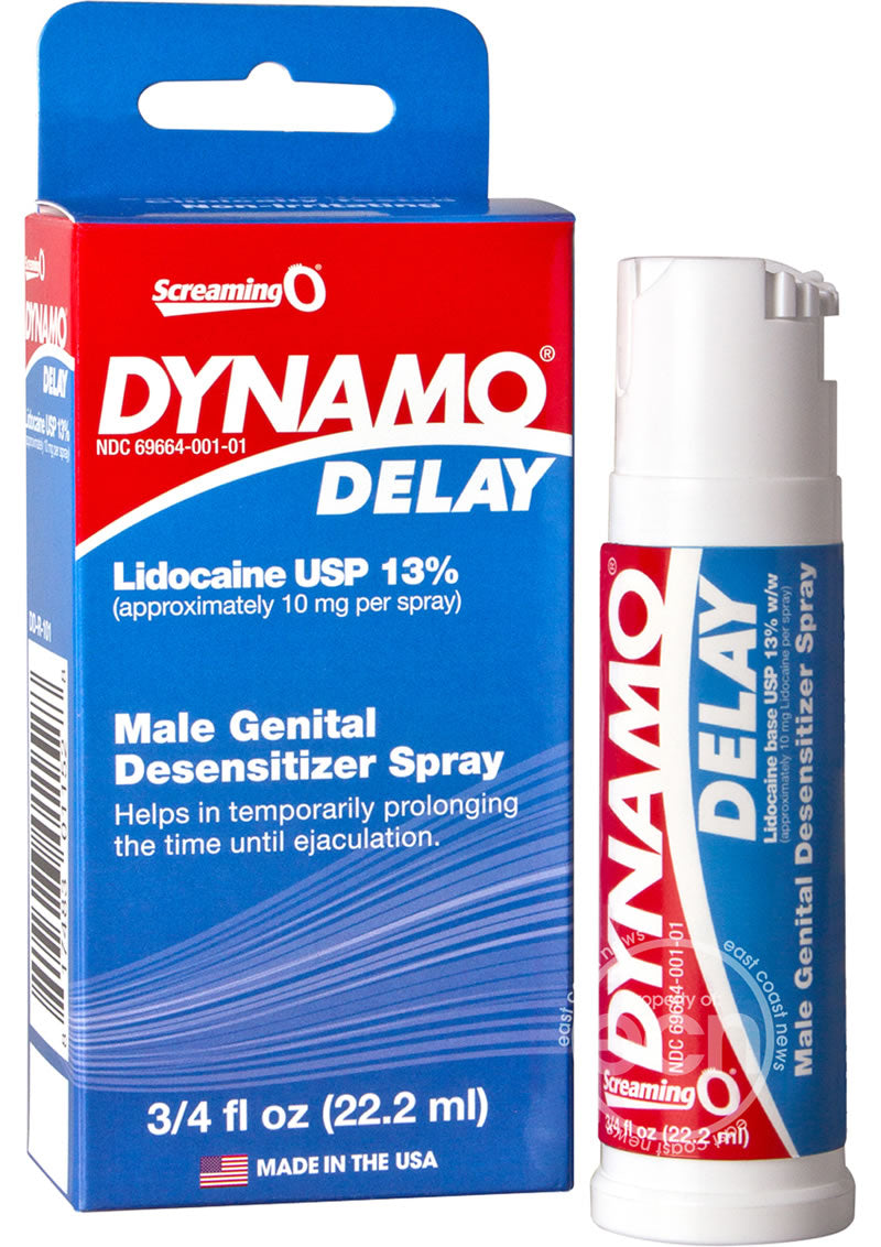 Dynamo Delay Male Gential Desensitizer Spray 3/4 fl oz