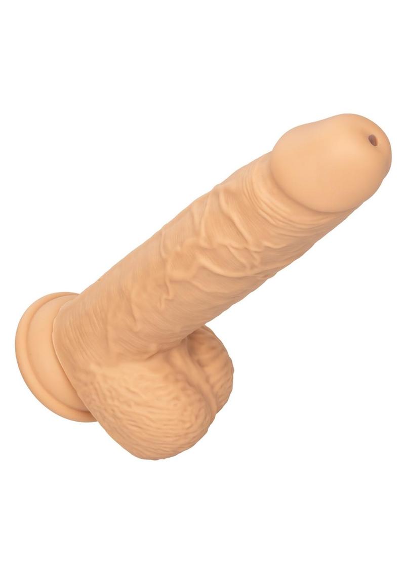 Automatic Squirting Fuck Stick Silicone Realistic Dildo with Suction Cup-Vanillla