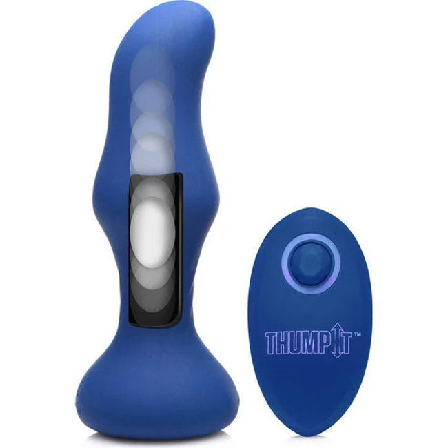 Thump It 7X Slim Curved Thumping Anal Plug