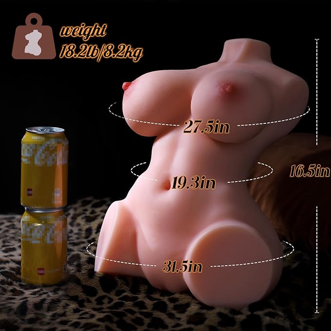 Baiwatt 18.2 LB Torso Sex Doll