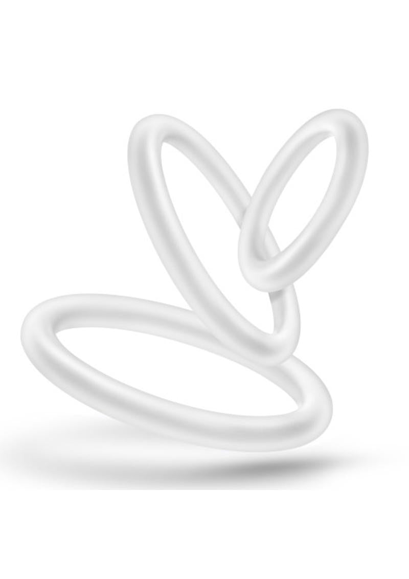 Performance VS4 Pure Premium Glow in Dark Silicone Cock Ring Set