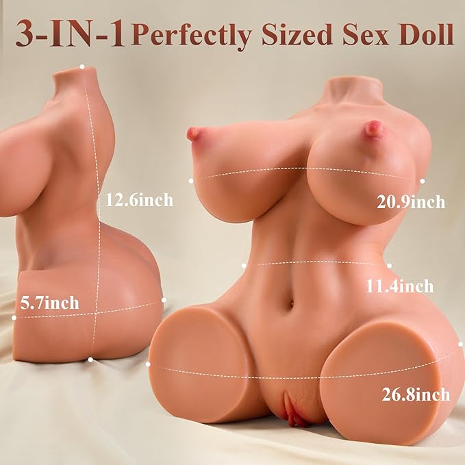 NPZO 8lb 3 in 1 Torso Sex Doll