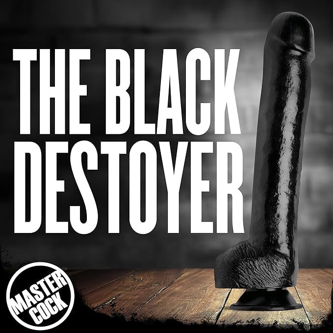 Master Cock The Black Destroyer Huge 16” Dildo