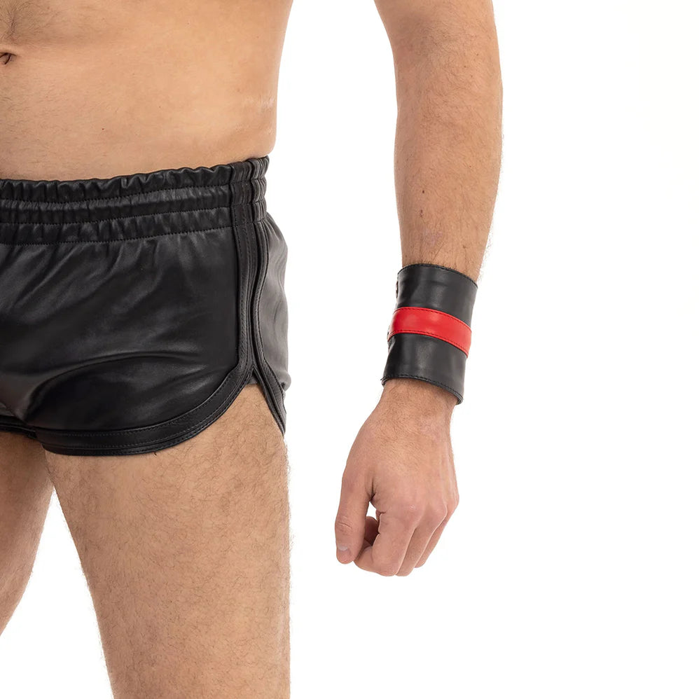 Prowler RED Leather Wrist Wallet Black/Red (Choose Size)
