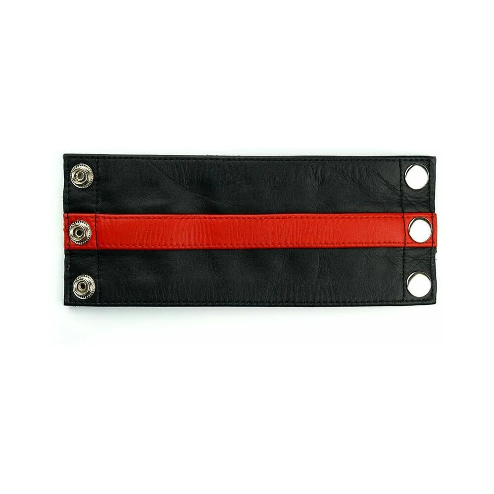 Prowler RED Leather Wrist Wallet Black/Red (Choose Size)