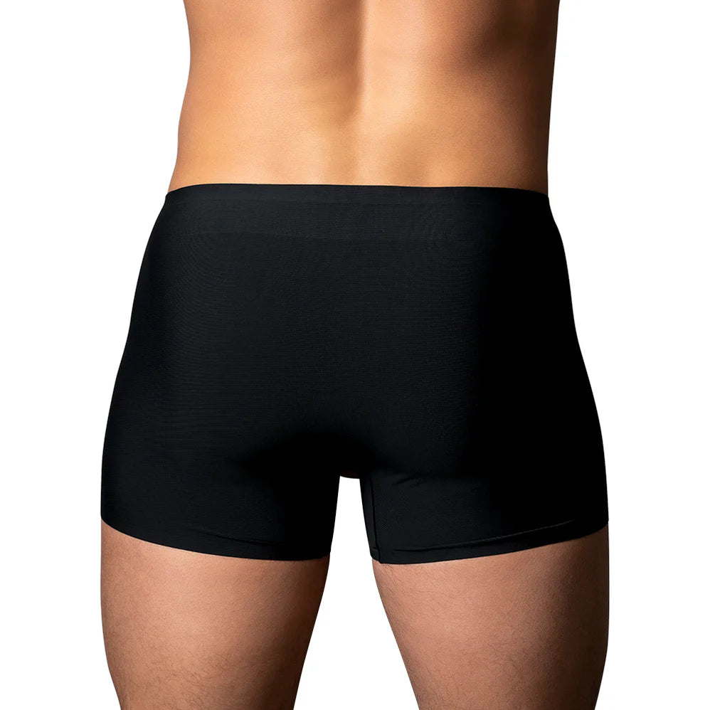 Male Power Hot Mesh Pouch Short Black/Red (choose Size)
