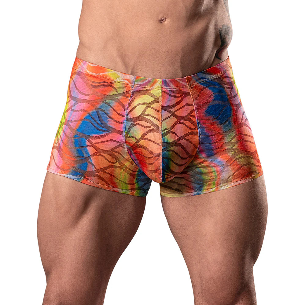 Male Power Your Lace or Mine Pouch Short Multicolor (Choose Size)