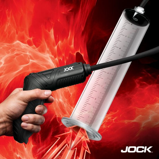 Jock Power Pumper Automatic Penis Pump with Cylinder