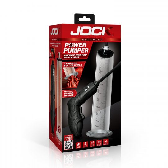 Jock Power Pumper Automatic Penis Pump with Cylinder