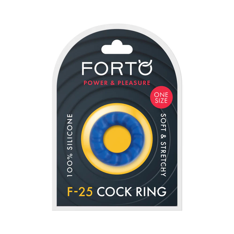 Forto F-25 Liquid Silicone Cockring 25mm (Choose Color)