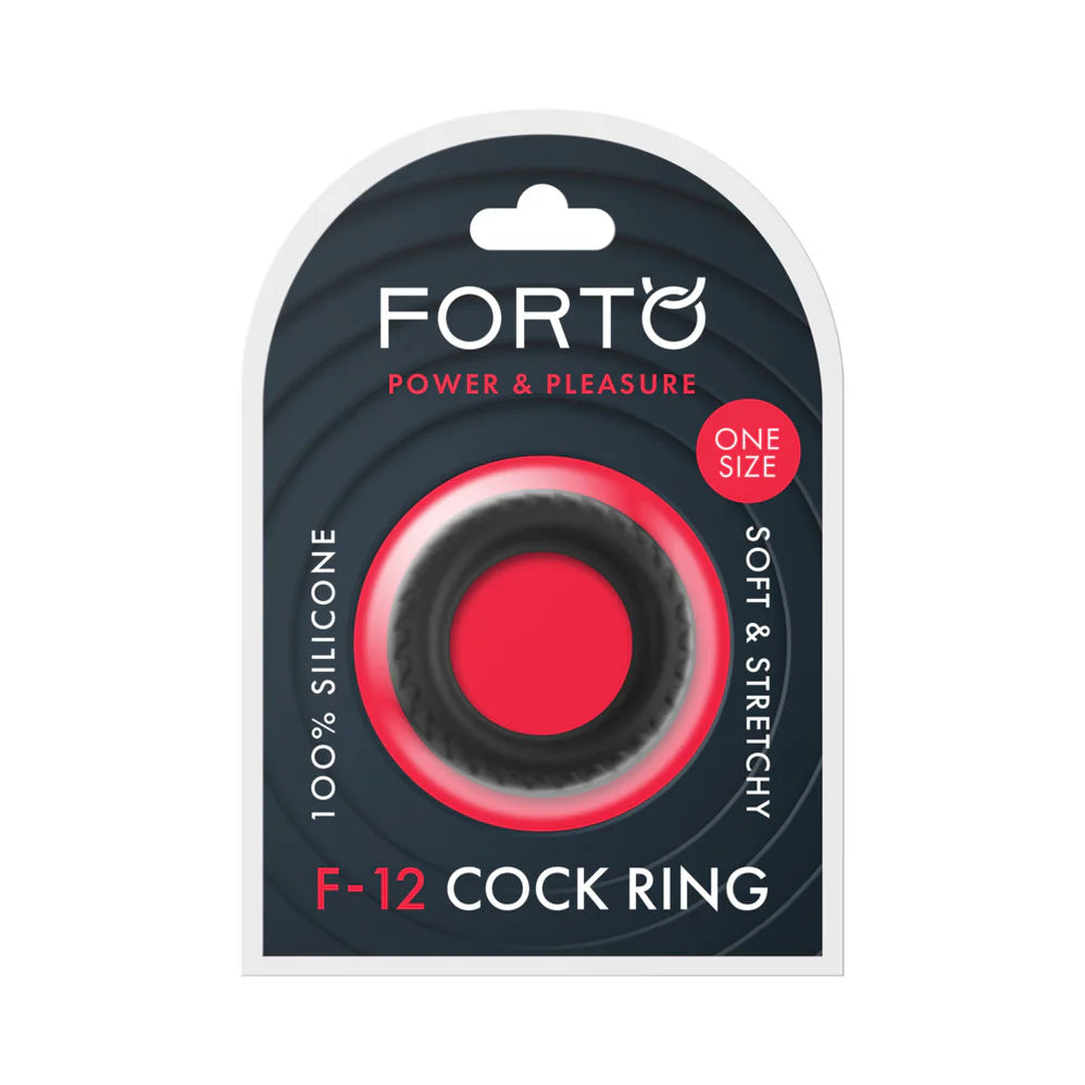 Forto F-12 Liquid Silicone Cockring 35mm (Choose Color)