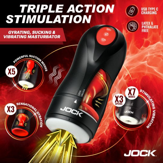 Jock Gyroblast Gyrating, Sucking, & Vibrator Masturbator