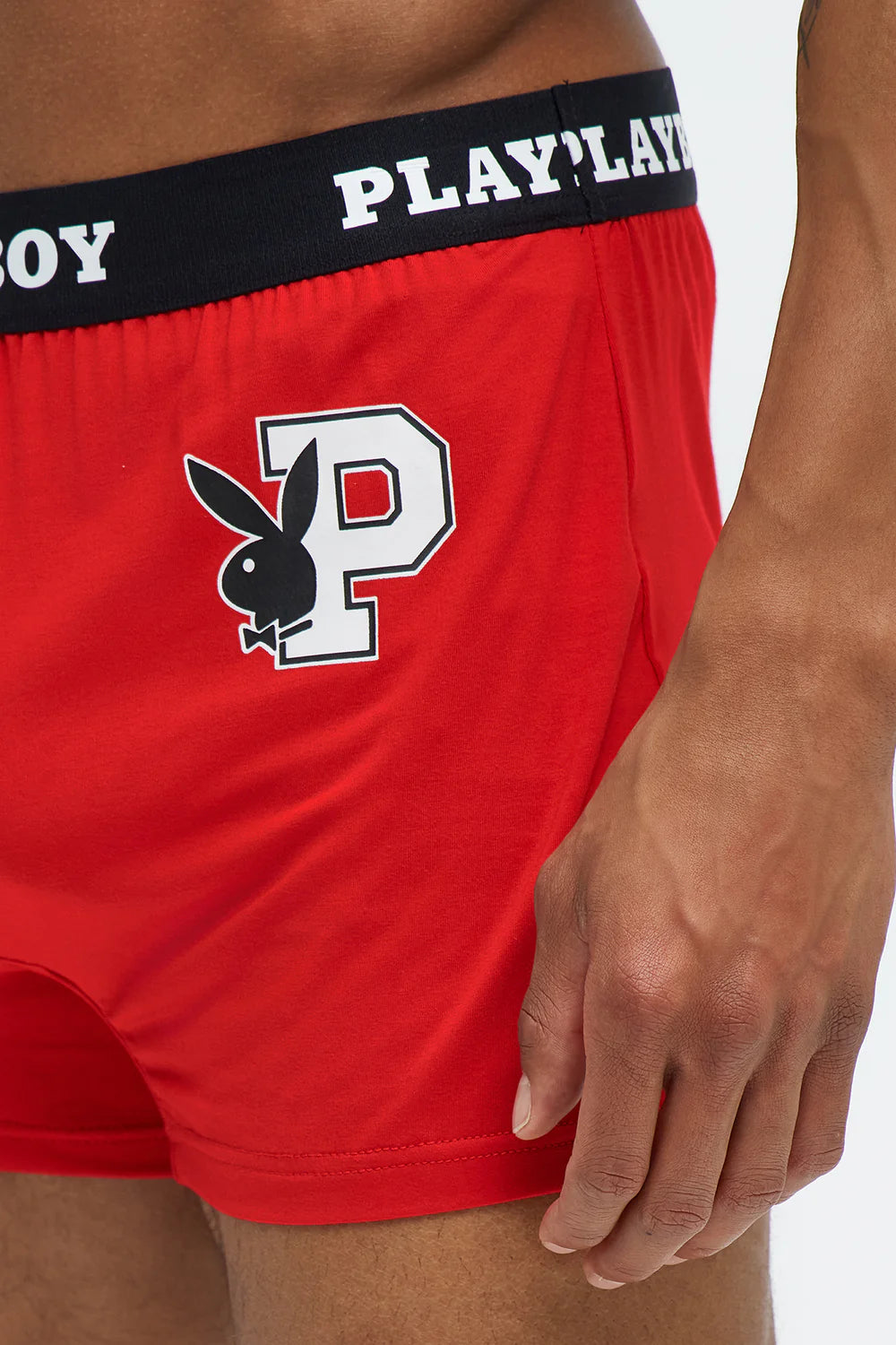Playboy Mens Varsity Boxer Briefs (Choose Color)