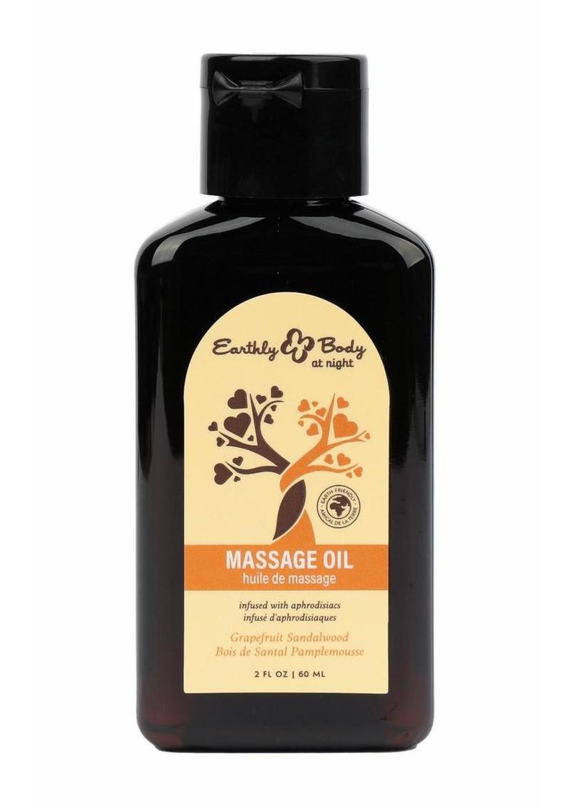 Earthly Body at Night Aphrodisiac Collection Massage Oil 2oz (Choose Scent)