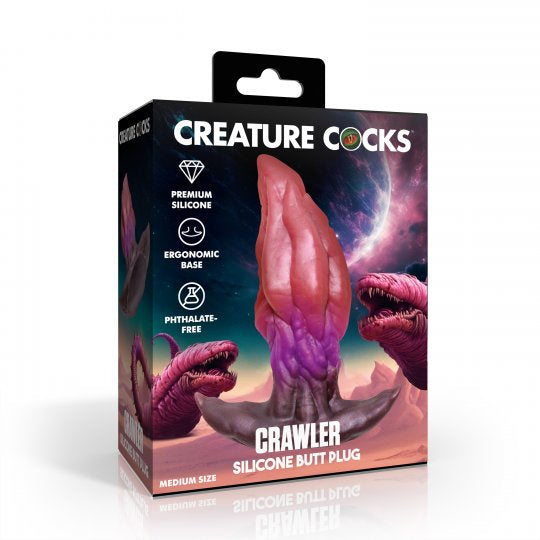 Creature Cocks Crawler Silicone Butt Plug-Medium