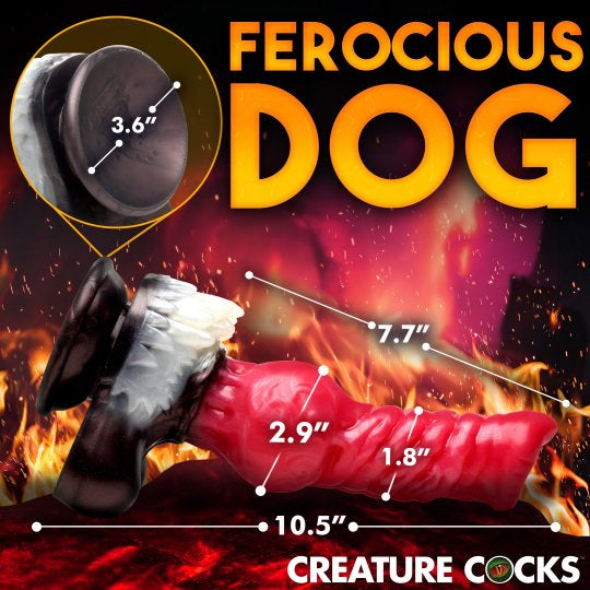Creature Cocks Cujo Canine Silicone Dildo-Extra Large