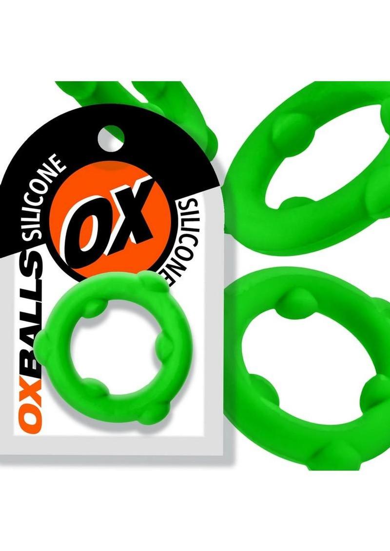 Oxballs Spinner Single Silicone Cock Ring (Choose Color) In Stock Oct 14th