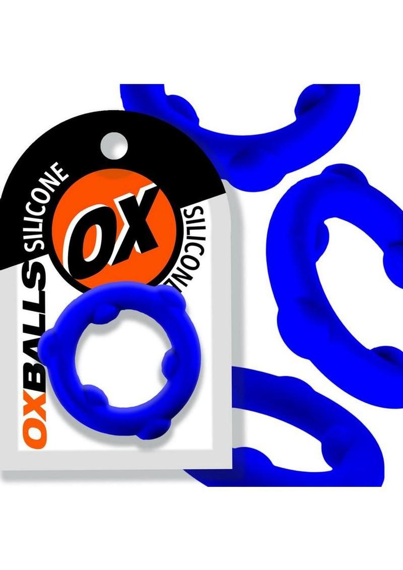 Oxballs Spinner Single Silicone Cock Ring (Choose Color) In Stock Oct 14th