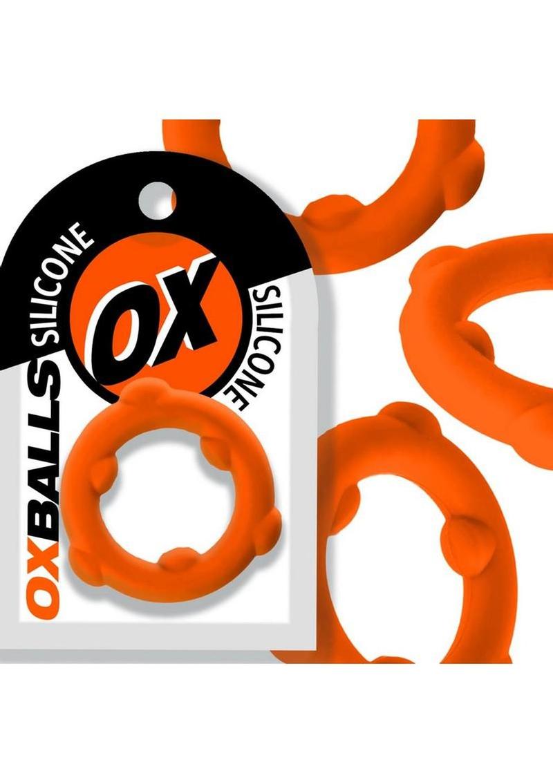 Oxballs Spinner Single Silicone Cock Ring (Choose Color) In Stock Oct 14th
