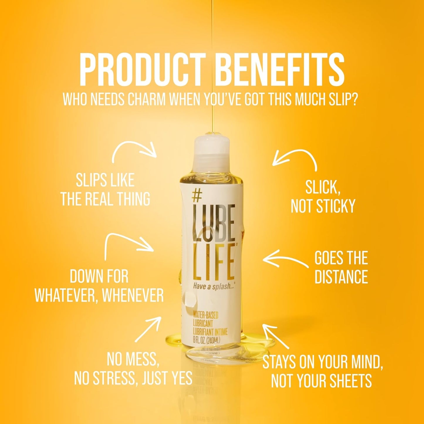 Lube Life Water Based Lubricant 8oz