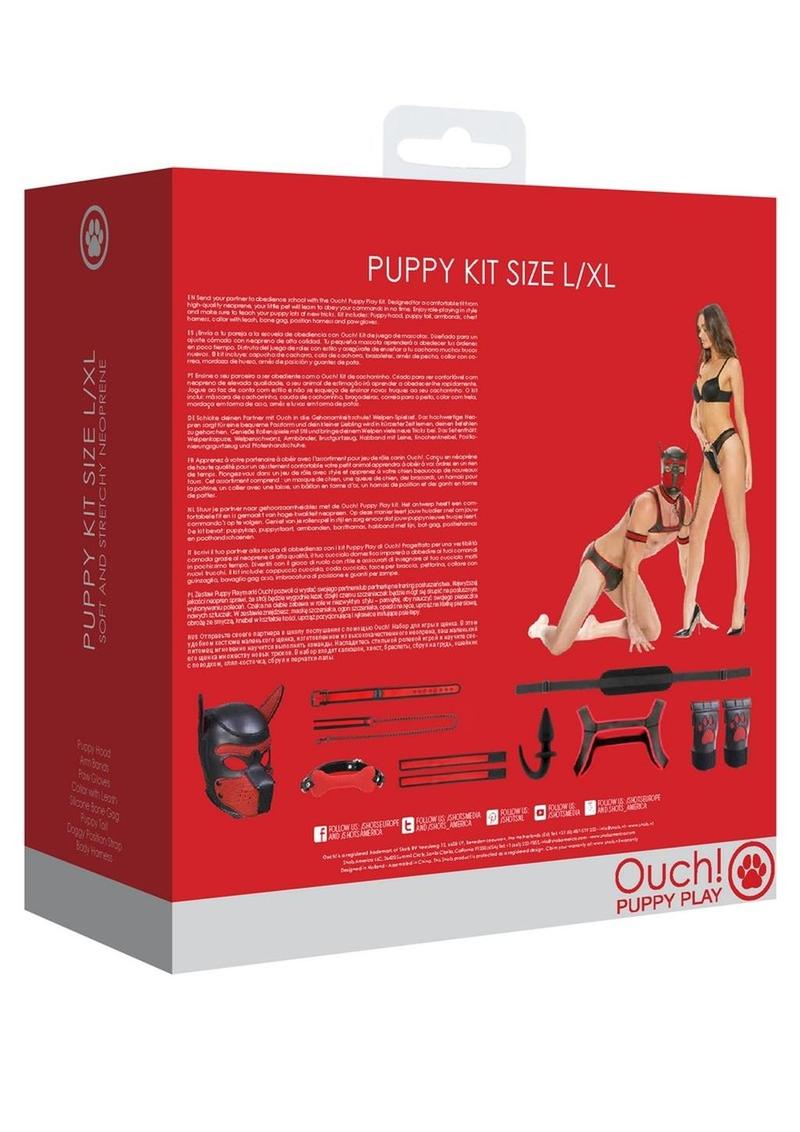 Ouch! Neoprene Puppy Kit L/XL- Red
