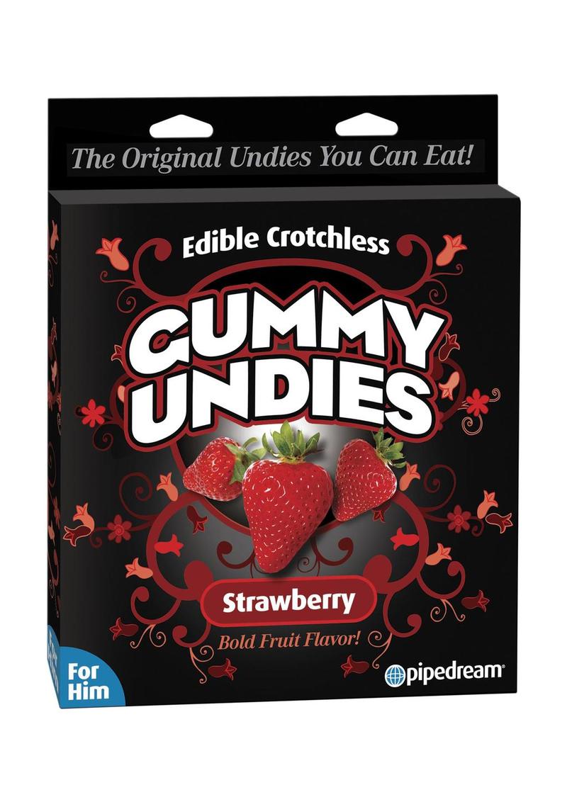 Edible Male Gummy Undies-Strawberry