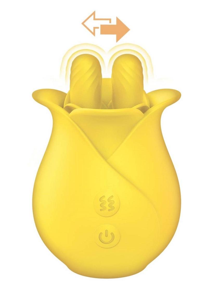 Clit-Tastic Tulip Finger Massager- Yellow